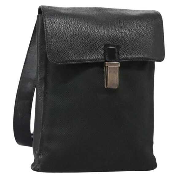 LOUIS VUITTON Taiga Saratov GM Shoulder Bag Ardoise - Picture 1 of 15